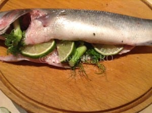 Retete365.RO   Biban de mare cu fenicul caramelizat si salata verde cu spanac   Sa bucatarim cu Leta