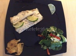 Retete365.RO   Biban de mare cu fenicul caramelizat si salata verde cu spanac   Sa bucatarim cu Leta