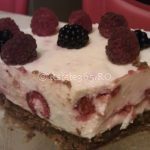 Retete365.RO   Cheesecake cu fructe de padure   fara coacere   Sa bucatarim cu Leta